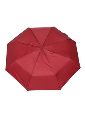Зонт механический бордовый | 6688742
