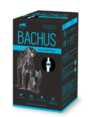Вітаміни для собак та котів Bachus Joints&Flexi для покращення стану суглобів Ціна за 1 табл. | 6694602