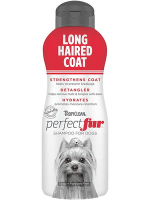 Шампунь PerfectFur для собак з довгою шерстю, з ароматом цитрусів, 473 мл | 6694883