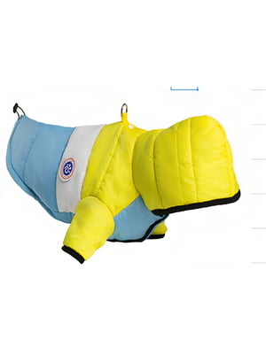 Куртка для собак та котів Blue Yellow жовто-блакитна XL | 6695026