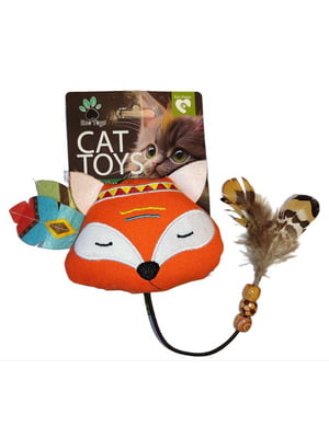 М'яка іграшка для котів з котячою м'ятою Лиса | 6695108