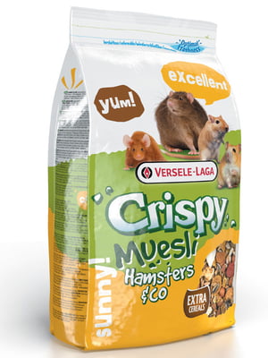 Корм для гризунівCrispy Muesli Hamster зернова суміш 1 кг | 6695186