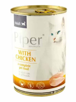 Консерва для дорослих котів PIPER Adult Chicken з куркою 400 г | 6695269