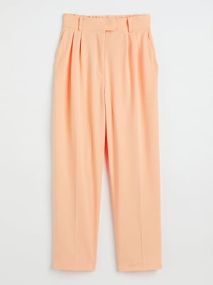 Зауженные оранжевые брюки со стрелками | 6697266