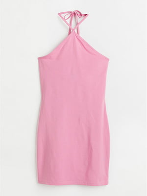 Короткое облегающее платье розового цвета | 6697340