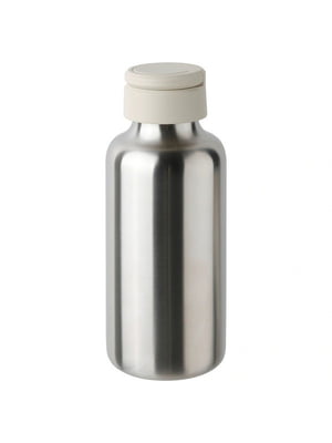 Пляшка для води, нержавіюча сталь/беж, 0,5 л  | 6688970