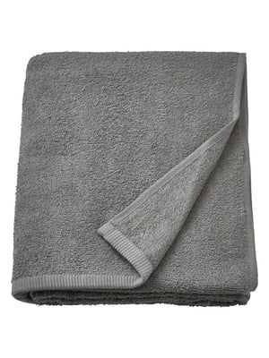 Рушник банний сірий 100х150 см | 6689004