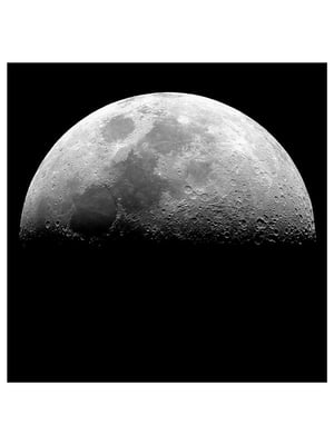 Постер місячний пейзаж 49х49 см | 6689424