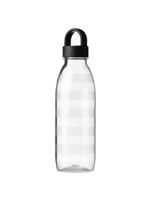 365+ Пляшка для води смугаста/темно-сіра 0,7 л | 6689860