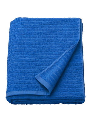 Рушник банний блакитний 100х150 см | 6690015
