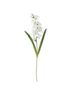 Штучна квітка, гладіолуси/білі, 100 см  | 6690083