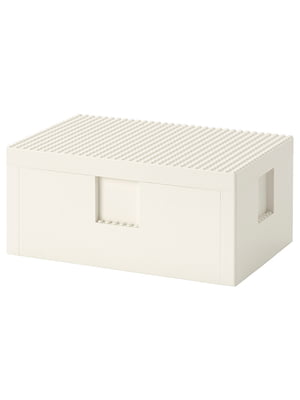 Коробка LEGO(r) з кришкою біла 26х18х12 см | 6690883
