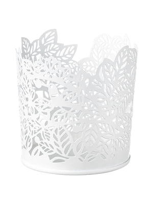 Підставка для чайних свічок біла 8 см | 6690895
