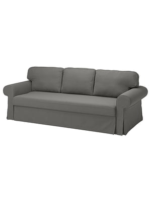 Чохол на диван 3-місний Hakebo темно-сірий | 6691099