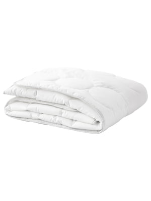 Ковдра на ліжечко білий/сірий 110х125 см | 6691663