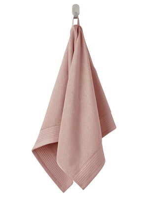Рушник для рук світло-рожевий 50х100 см | 6691836