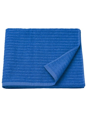 Рушник банний блакитний 70х140 см | 6691928
