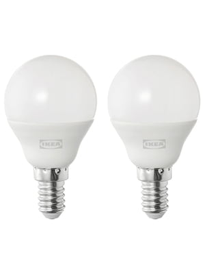 Світлодіодна лампочка E14 470 люмен кулька опаловий білий | 6692524