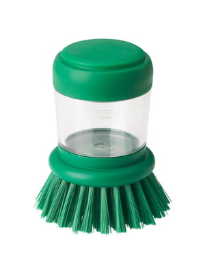 Щітка для миття посуду з дозатором яскраво-зелена | 6692650