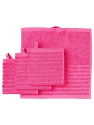 Рушник рожевий 30х30 см | 6692688