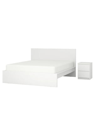 Меблі для спальні комплект 2 шт. білі 160х200 см | 6693177