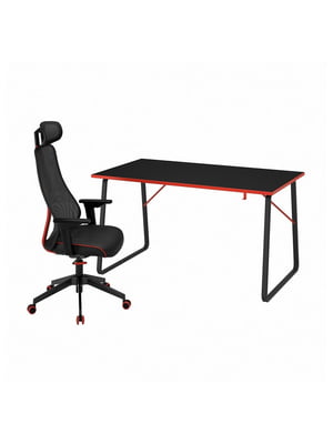 Ігровий стіл і стілець чорний | 6693321