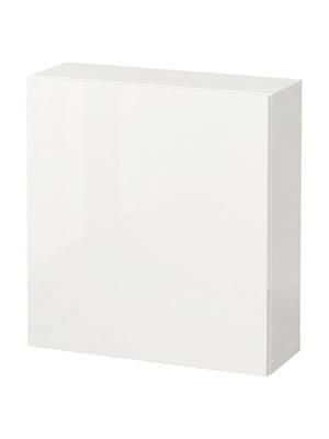 Комбінація настінних шаф, білий/Selsviken глянцевий/білий, 60х22х64 см  | 6693731
