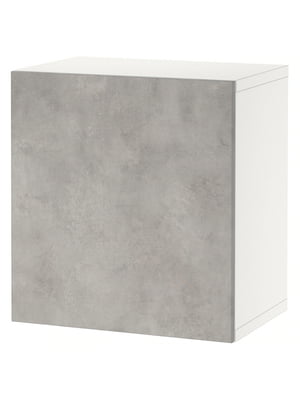 Комбінація настінних шаф, білий Kallviken/світло-сірий бетон, 60х42х64 см  | 6694053