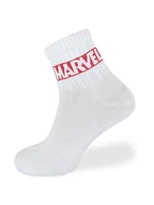 Шкарпетки білі з написом | 5631200
