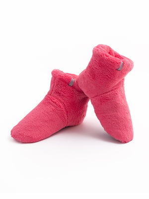 Капці-чобітки махрові рожеві | 6698128