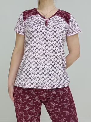 Пижама: футболка и бриджи | 6700658