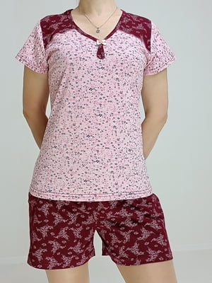 Пижама: футболка и шорты | 6700659