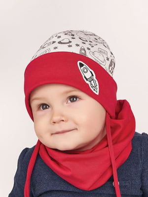 Комплект: шапка і шарф-хомут | 6701433