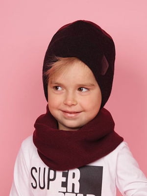 Чорний комплект: шапка і шарф-хомут | 6701482