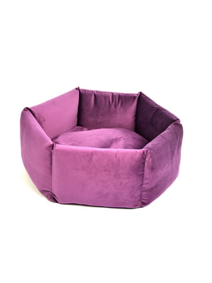 Лежак шестикутний - фіолетовий, 54х14 см | 6702479