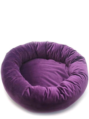 Лежак круглий - фіолетовий, 54х14 см | 6702491
