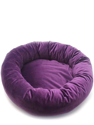 Лежак круглий - фіолетовий, 60х15 см | 6702492