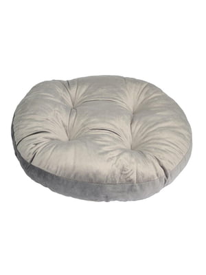 Лежак-подушка круглий - сірий, d45 см | 6702511