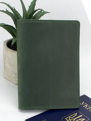 Классическая обложка на паспорт зеленая | 6084808
