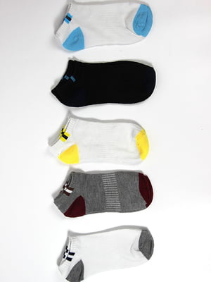 Комплект різнокольорових шкарпеток (5 пар) | 6698875