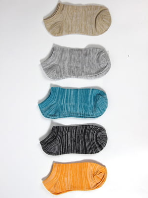 Комплект різнокольорових шкарпеток (5 пар) | 6699092