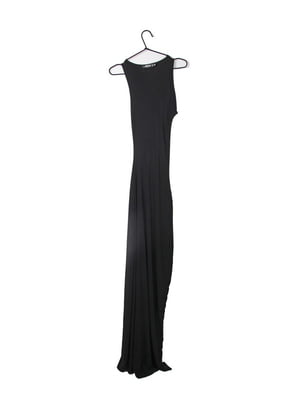Довга сукня чорного кольору без рукавів | 6699157
