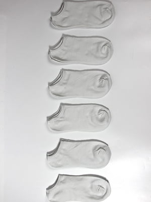 Комплект білих шкарпеток (6 пар) | 6699421