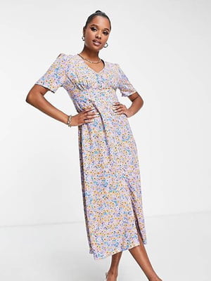 Сукня А-силуету в різнокольоровий квітковий принт | 6699492