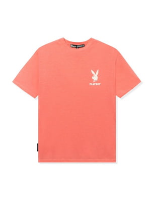 Рожева футболка з принтом | 6699591