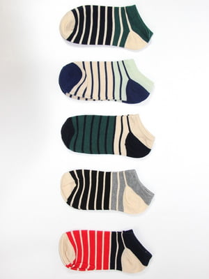 Комплект різнокольорових шкарпеток (5 пар) | 6699960