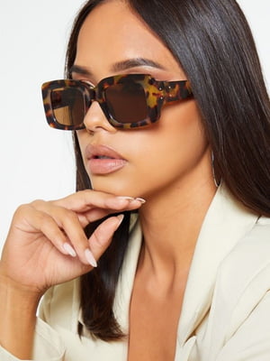 Сонцезахисні окуляри коричневого кольору | 6700019