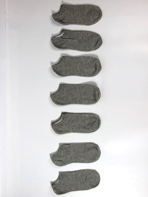 Комплект сірих шкарпеток (6 пар) | 6700343