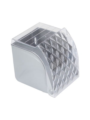 Тримач для туалетного паперу  CRYSTAL SL срібного кольору | 6703641