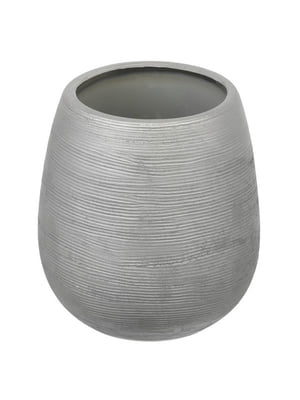 Керамічний стакан  Bees silver сірий | 6703679